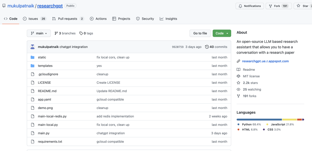 ResearchGPT Preview