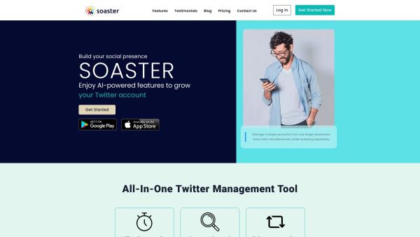 Soaster - Growth Your Twitter Account