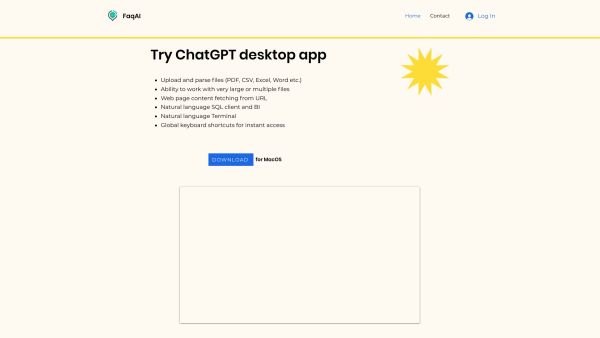 ChatGPT Desktop App - FaqAI
