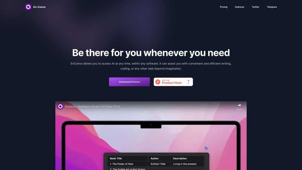 EnConvo Preview