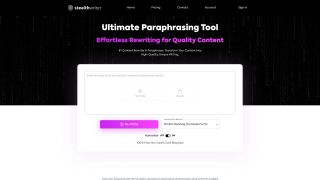 Stealth Writer - Ultimate Paraphrasing Tool