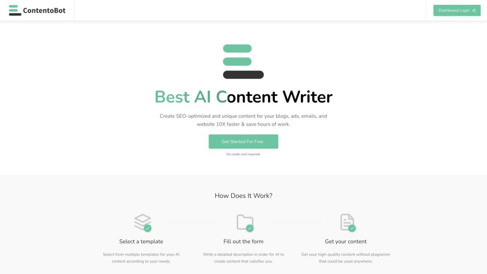 ContentoBot Preview