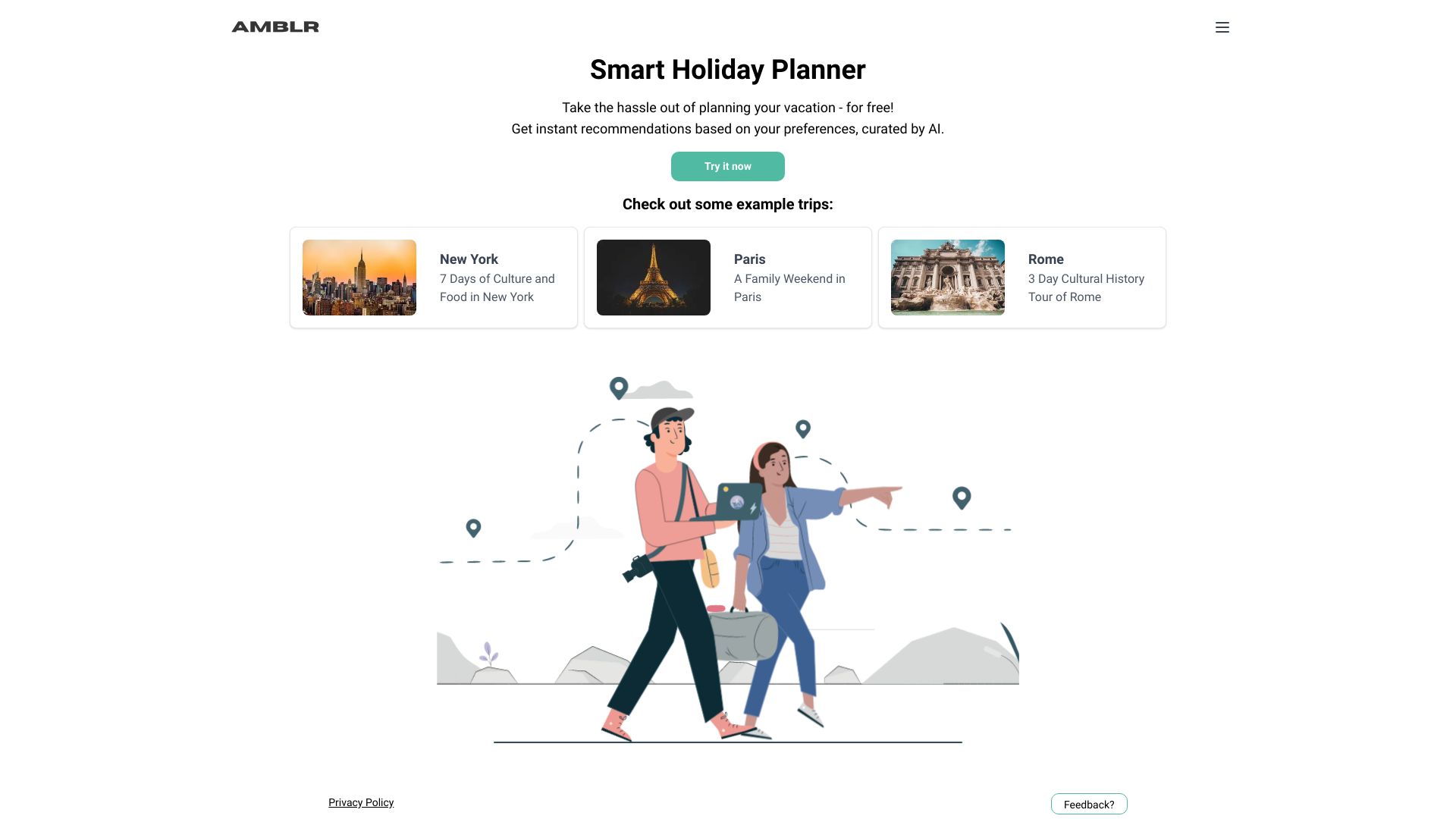 AMBLR - AI Travel Planner Reviews: Details, Pricing, Core Features, Use ...