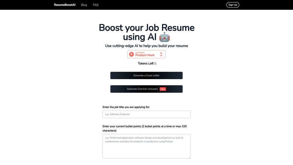 ResumeBoostAI Preview