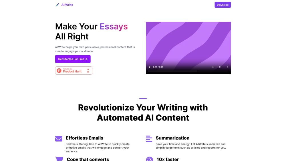 AllWrite Preview