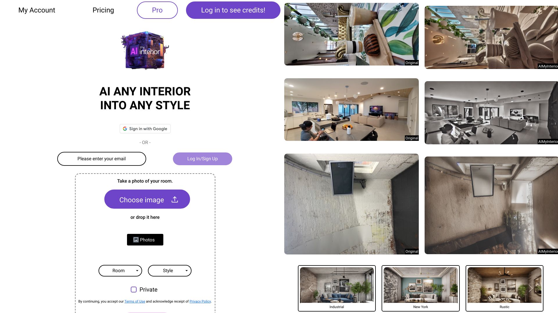 AImyINTERIOR screenshot