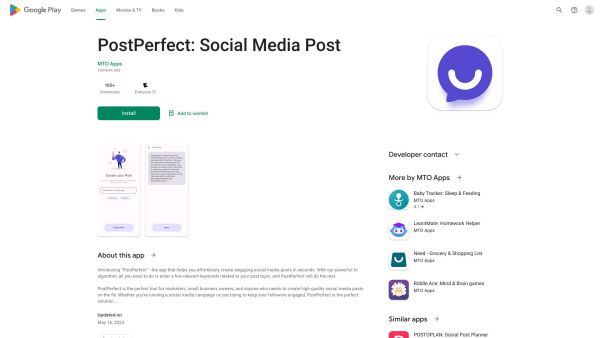 PostPerfect: GPT posts for social media
