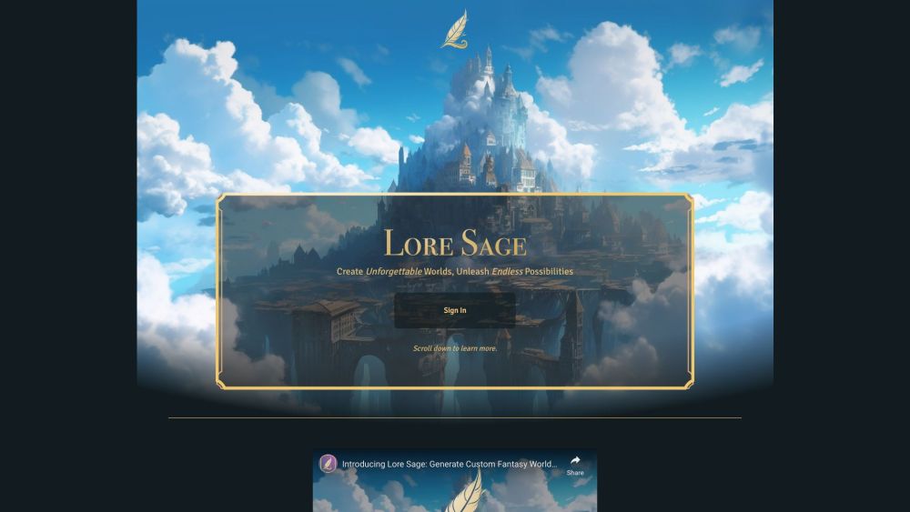 Lore Sage Preview