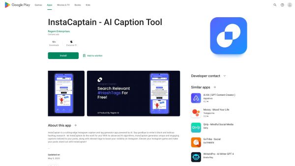 InstaCaptain - AI Caption Tool