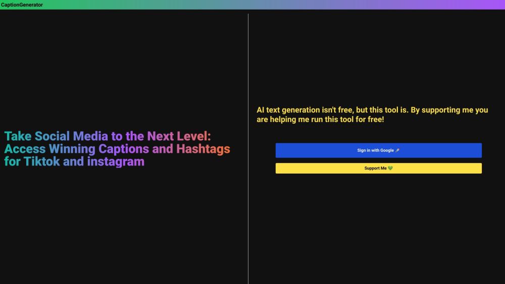 CaptionGenerator Preview