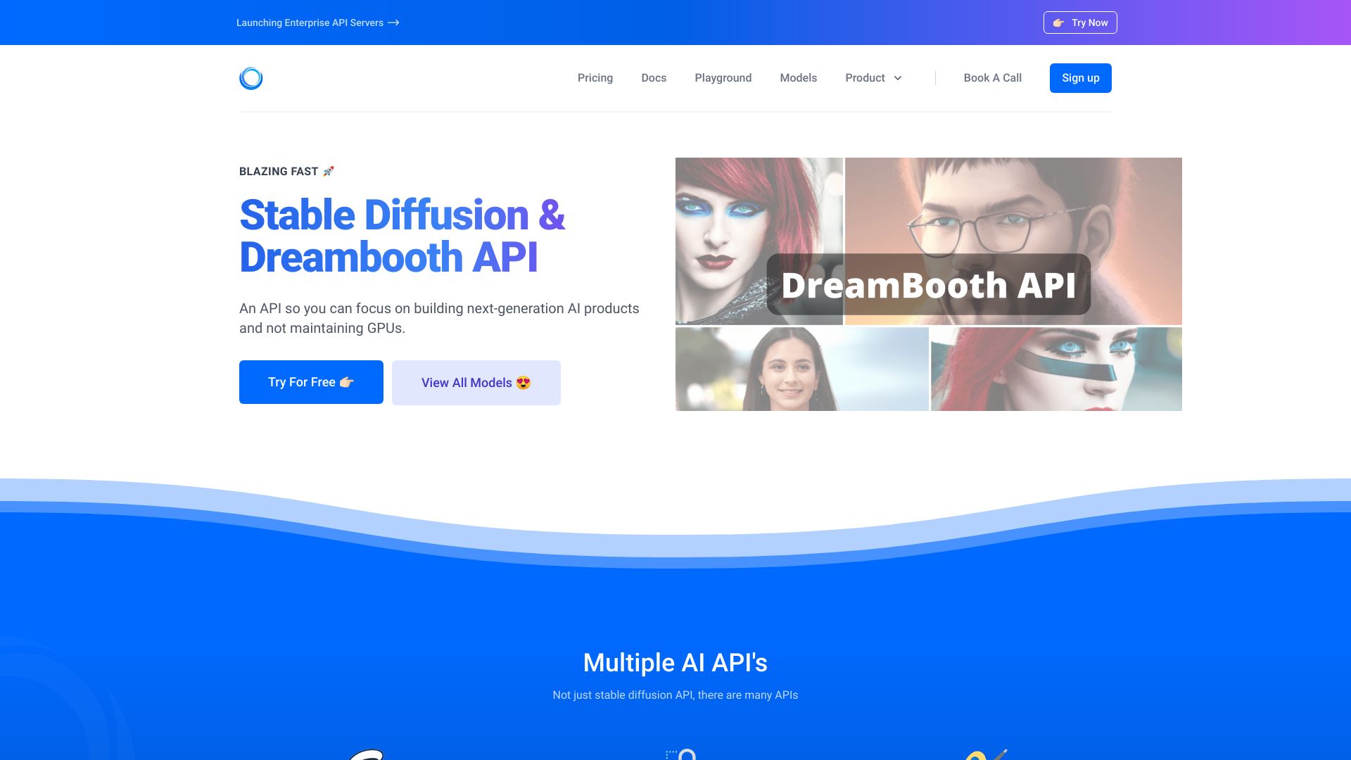 Stable Diffusion & Dreambooth API