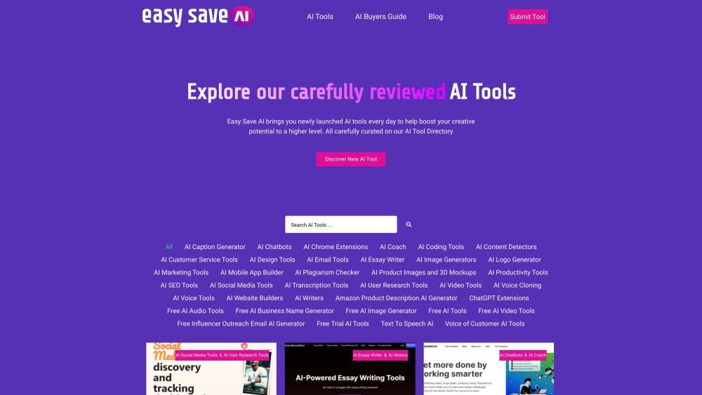 Easy Save AI Preview