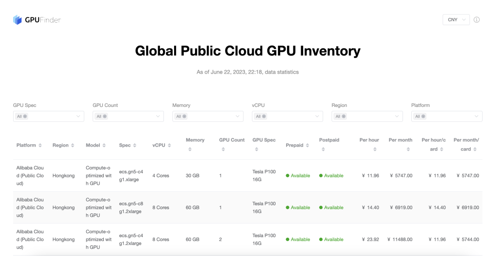 GPU Finder Preview