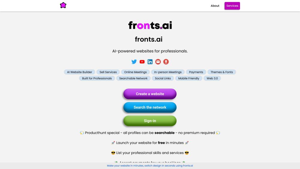 Fronts.AI Preview