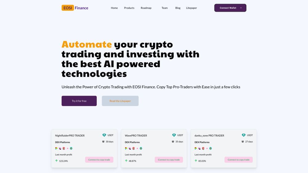 Eosi Finance Preview