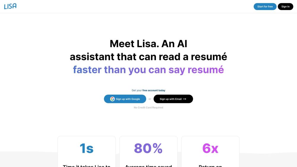 Lisa Recruiter Preview