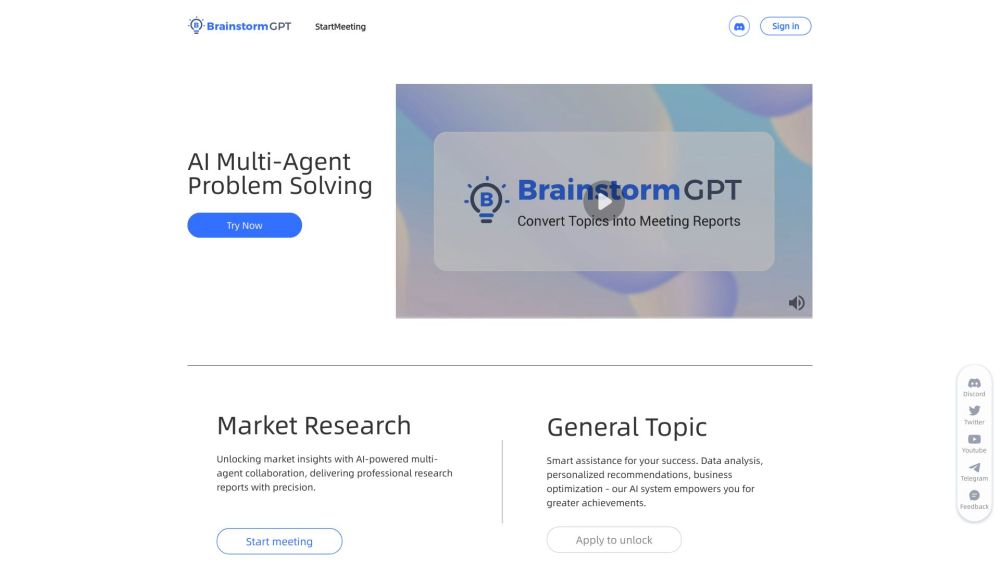 BrainstormGPT Preview