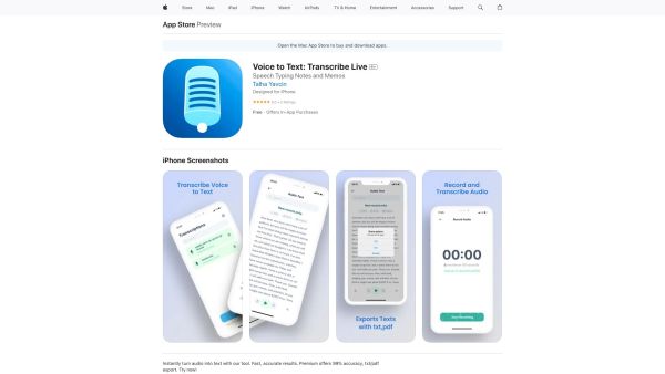 Voice to Text - Transcribe Live