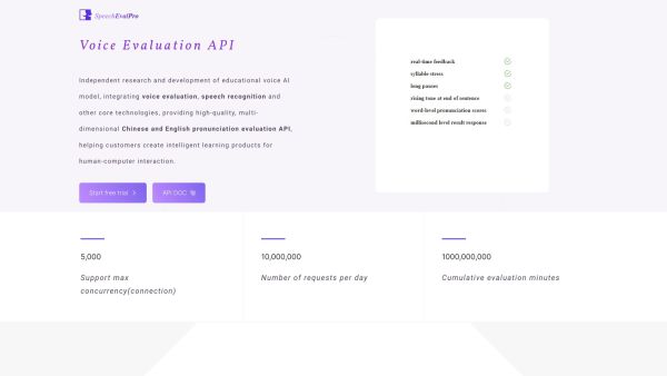 SpeechEvalPro API