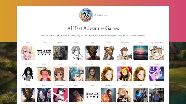 AI Text Adventures - V5 Games