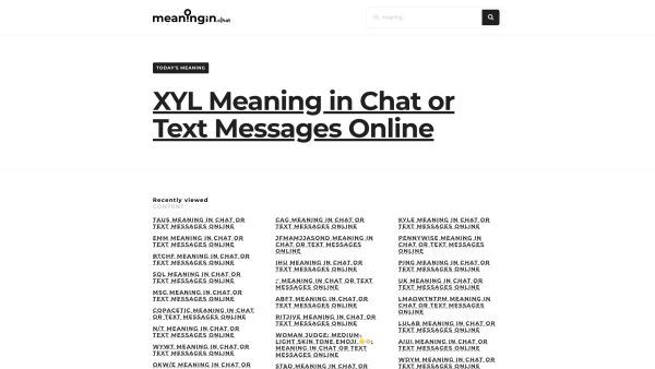 MeaningIn.Chat