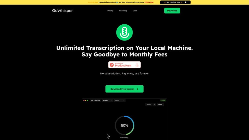 GoWhisper Preview