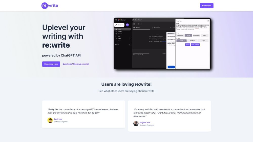 re:write Preview