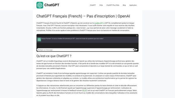 ChatGPT Français (French)