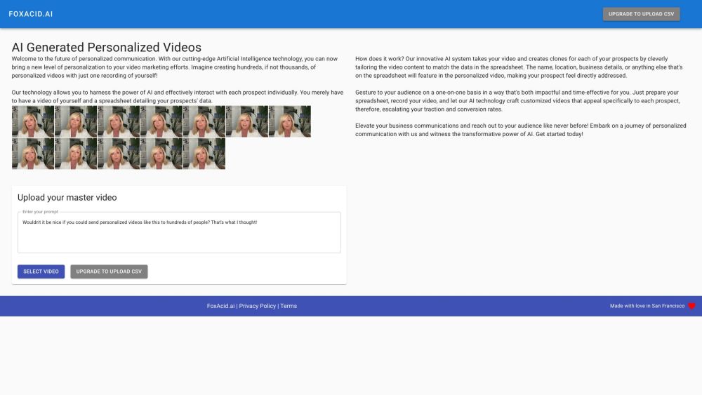 FoxAcid.AI Preview