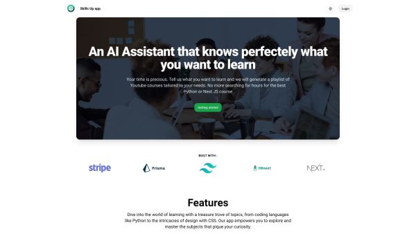 Skills Up : Your AI learning buddy