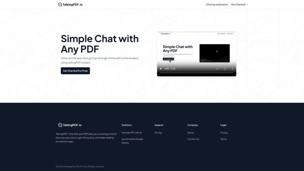 TalkingPdf.io - Chat with any PDF