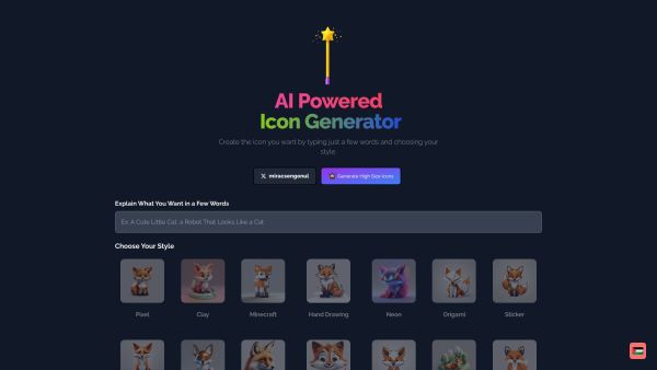AI Icon Generator for Apps