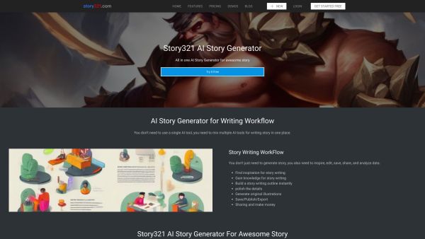 Story321 AI story generator
