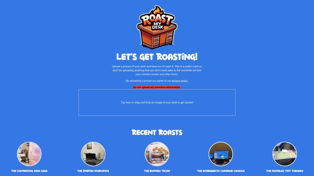 Roast Your Desk Preview