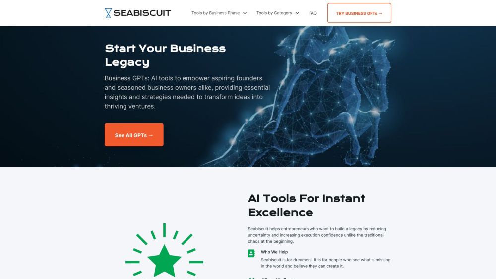 Seabiscuit Business GPTs - Start Your Business Legacy