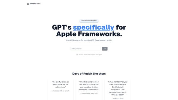 Code Gen GPTs for iOS Devs