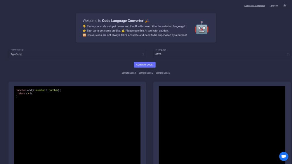CodeConverter.com Preview