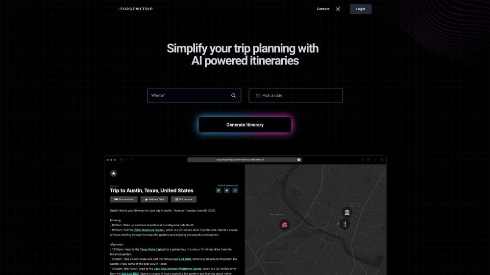 Forgemytrip Preview