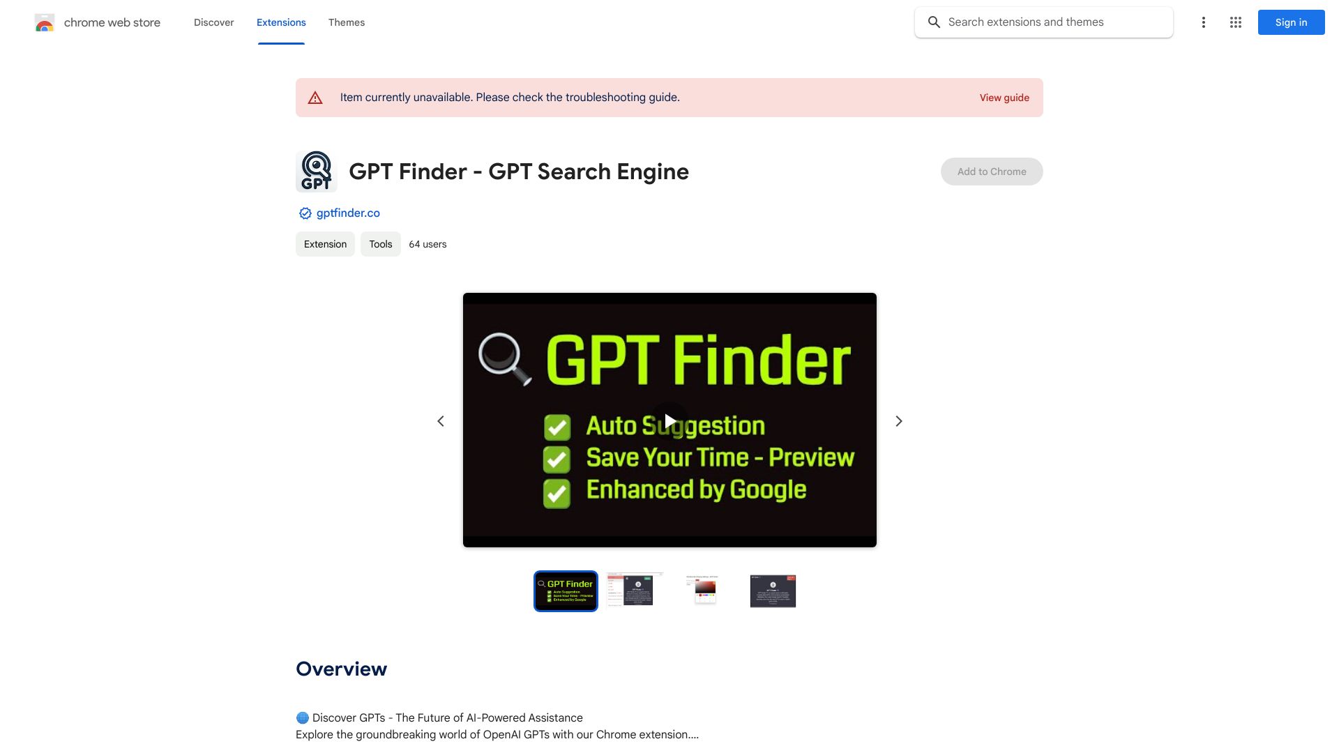 GPT Finder - GPT Search Engine