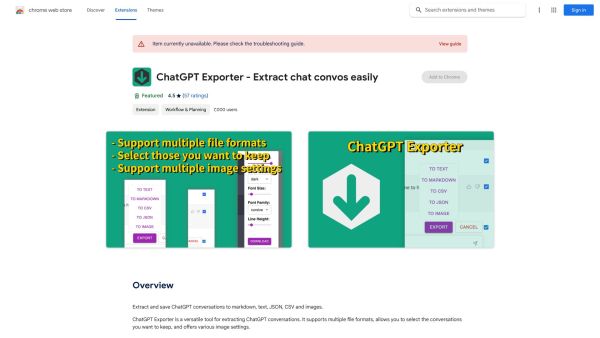 ChatGPT Exporter