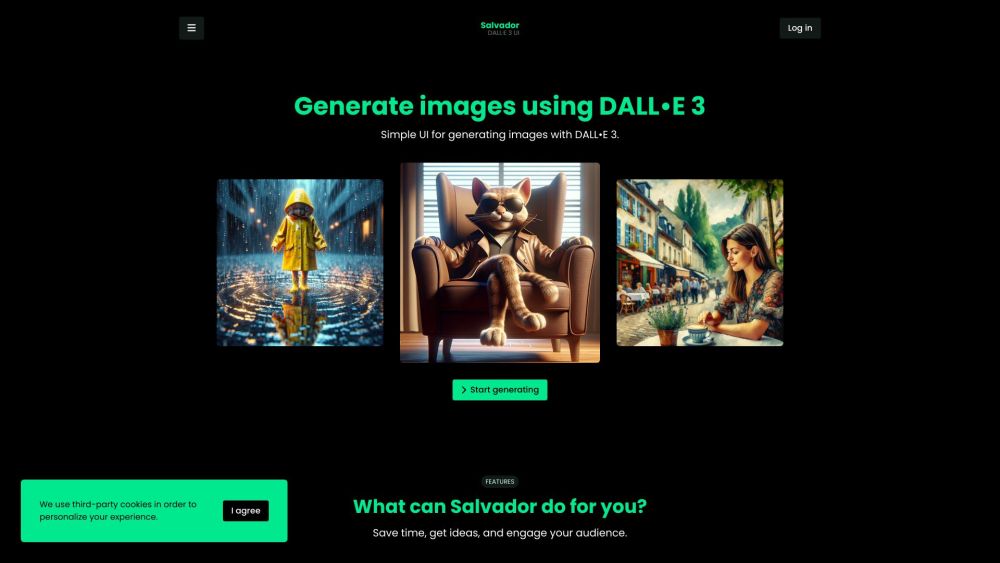 Salvador DALL·E 3 UI Preview