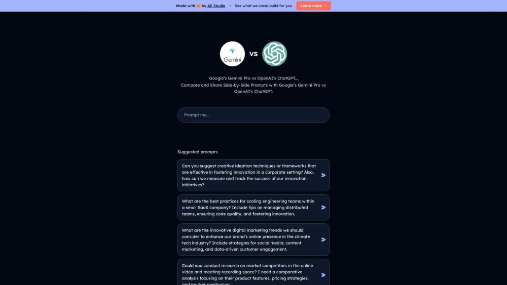 Gemini vs ChatGPT Preview