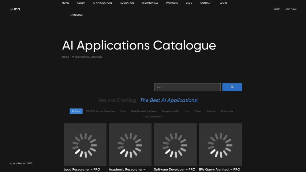 Ai Application Catalogue