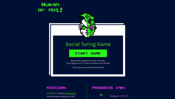 Human or Not: A Social Turing Game