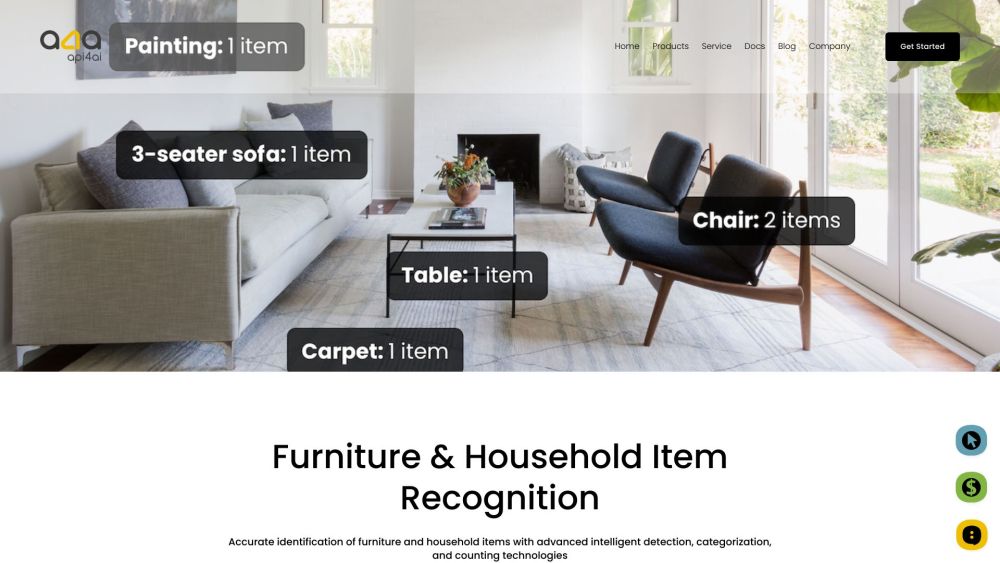 Furniture & Household Item Recognition API Preview