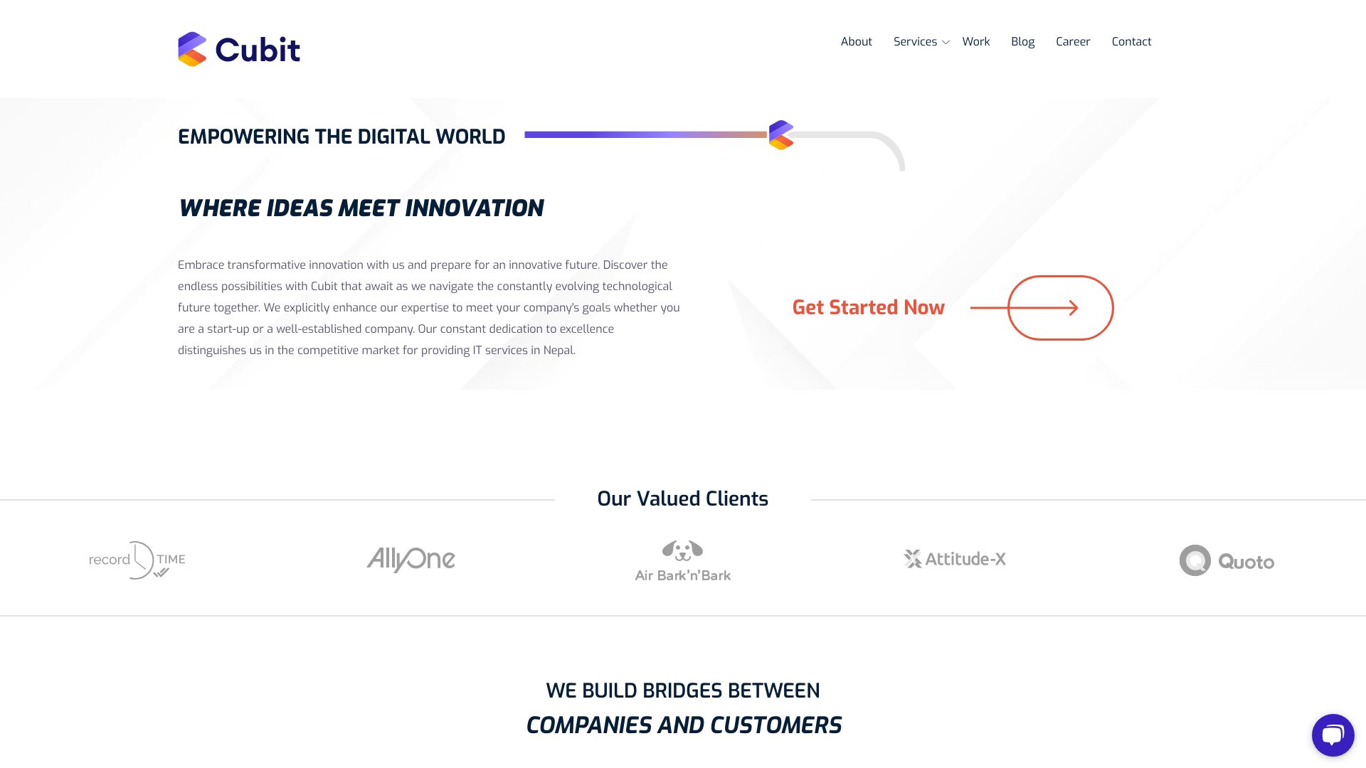 Cubit Incorporated screenshot