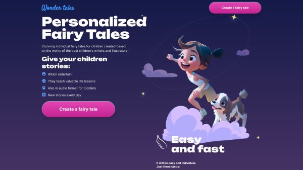 WonderTales -- bedtime story generator