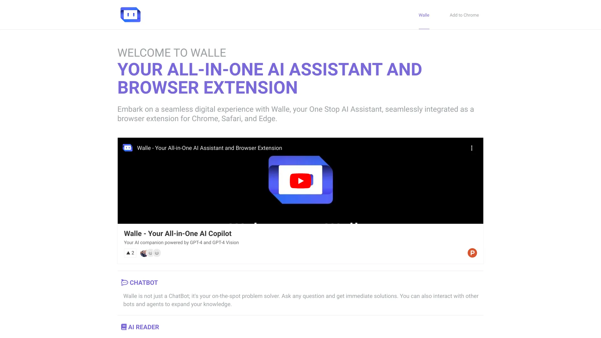 Walle - Your All-in-One AI Copilot