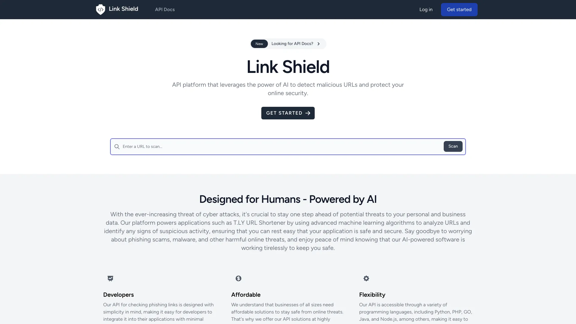 Link Shield - Malicious URL API