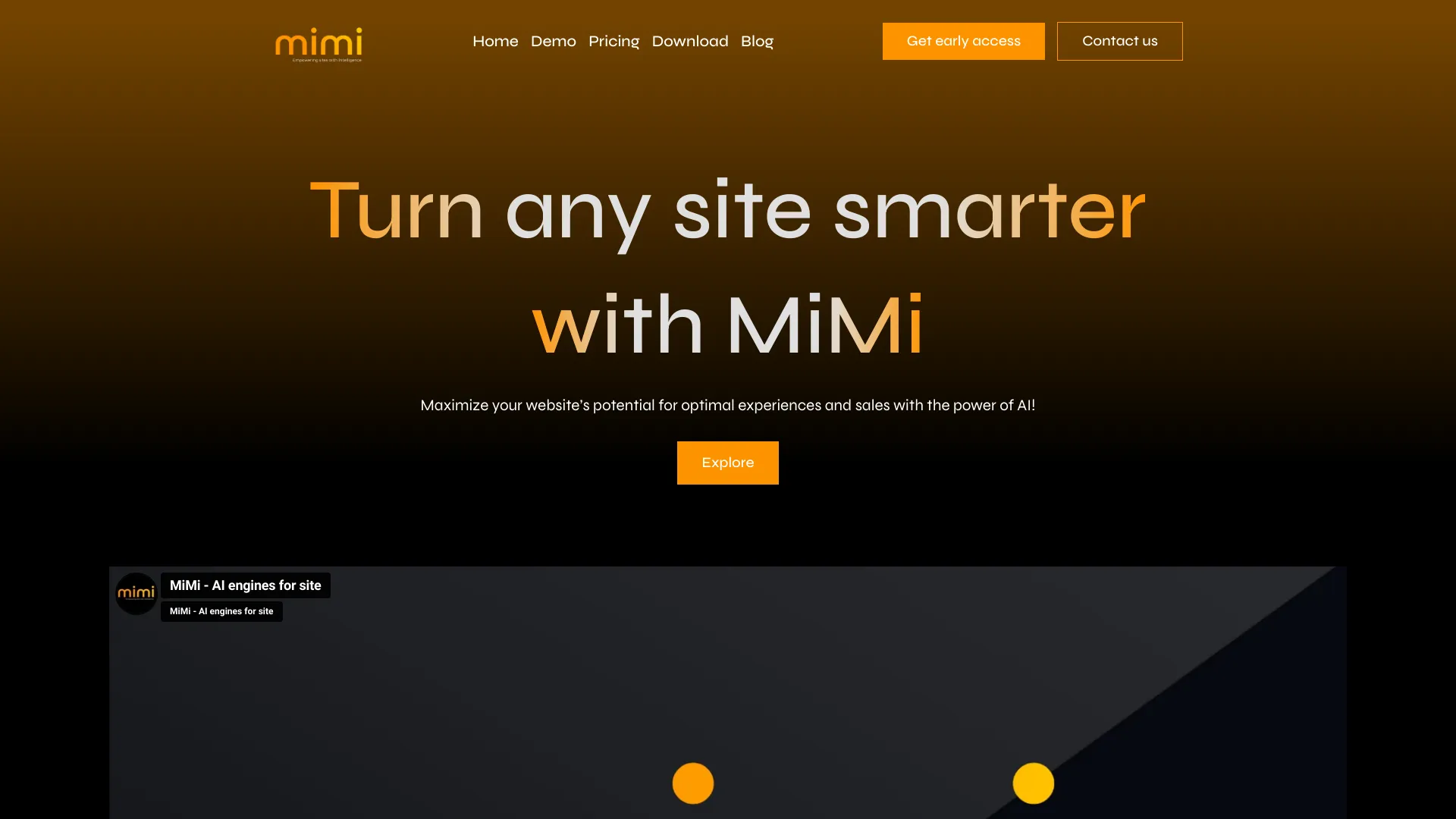 MiMi - AI engines for site